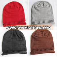 New style customize hip-hop popular soft crinkle beanie