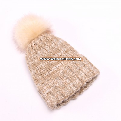 Newest fashion winter acrylic knitting beanie hats